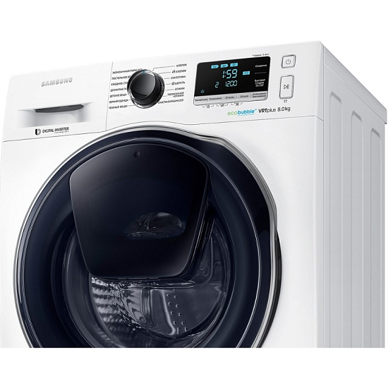 Стиральная машина Samsung WW80K6210RW белый