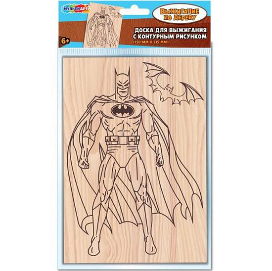 Доска для выжигания бетмен MultiArt 397935