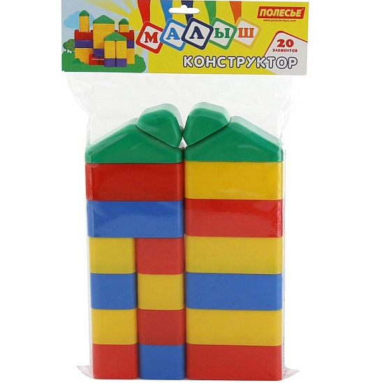 Конструктор ПОЛЕСЬЕ Малыш 20 эл 61775