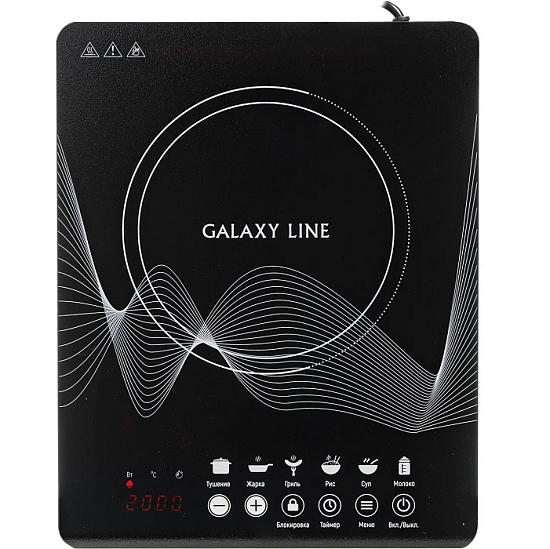 Индукционная плитка GALAXY LINE GL3063, черная