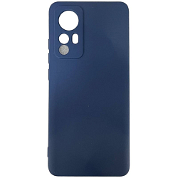 Задняя накладка SILICONE COVER для Xiaomi 12T 5G  №11 Синий