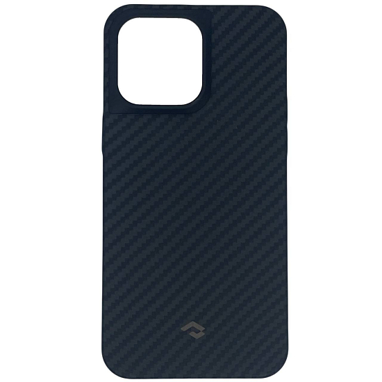 Задняя накладка PITAKA MagEZ Case Pro 3 для iPhone 14 Pro Max черно-серый, кевлар (арамид) (KI1401PMP)