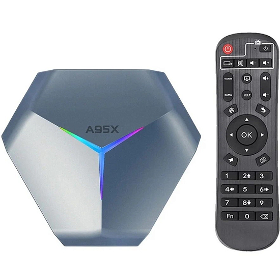 Приставка Smart TV A95X F4 4/32/Amlogic-S905X4