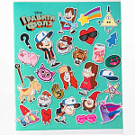 Тетрадь 48 листов в клетку, картонная обложка "Лучшие друзья", Гравити Фолз 7580791