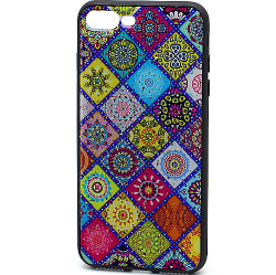 Задняя накладка STELLAR для iPhone 7/8 Plus (003), принт с блестками