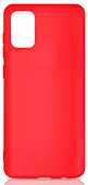 Силиконовый чехол DF Samsung Galaxy A02s DF sOriginal-21 (red) с микрофиброй
