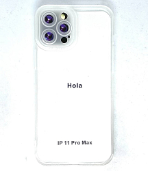 Силиконовый чехол CATEYES для iPhone 12 Pro Max (Прозрачный)  с защитой камеры