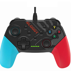 Геймпад A4TECH Bloody GP30 Sports черный/синий