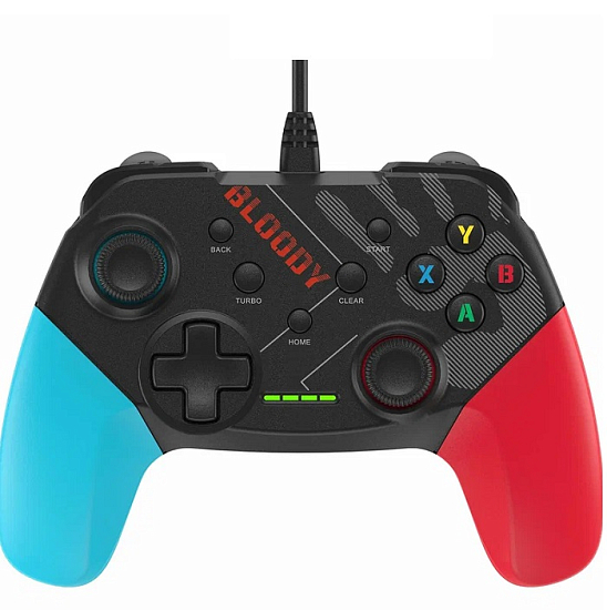 Геймпад A4TECH Bloody GP30 Sports черный/синий
