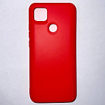 Задняя накладка Мобилис для Xiaomi Redmi 9C/10A, красный , матовая с защитой камеры