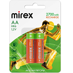 Аккумулятор MIREX R06 2700mAh BL-2 (2/20/100), ecopack
