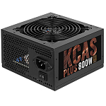 Блок питания 800W AEROCOOL KCAS-800W PLUS 80+ bronze (24+4+4pin) APFC 120mm fan 7xSATA RTL