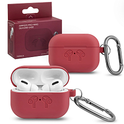Силиконовый чехол для AirPods Pro Hang Silicon Сase с карабином   HF hidoscus