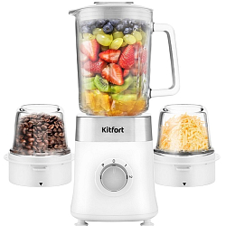 Блендер KITFORT КТ-3030-2 (белый, 3 в 1)