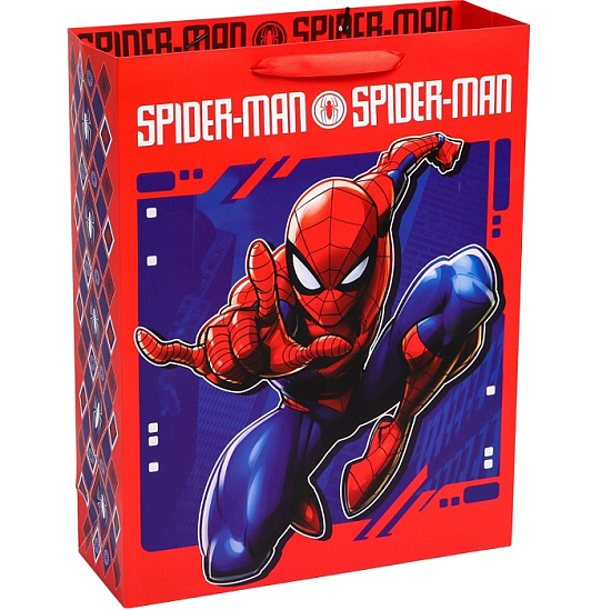 Пакет 31х40х11.5 см, упаковка, Человек-паук