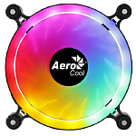 Вентилятор AeroCool Spectro 12 FRGB черный, 120 мм, 1000 об/мин, 19.6 дБ, 4 pin