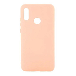 Задняя накладка XIVI для HUAWEI P Smart (2019), Silicon Case, матовая, №39, бежевый