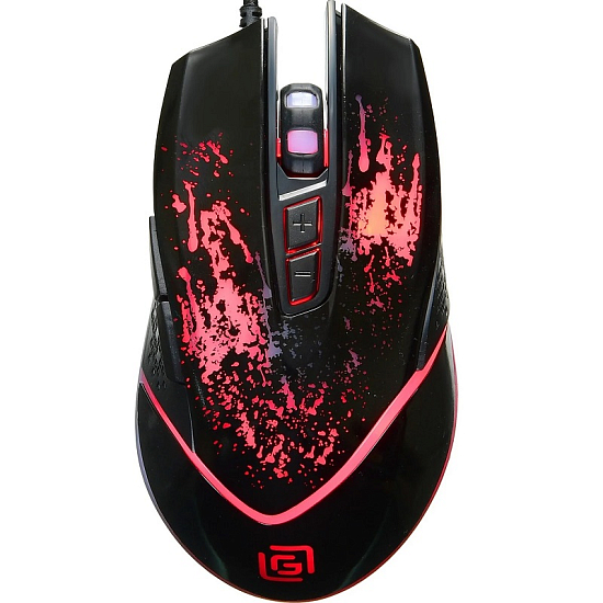 Мышь OKLICK 888G черный, USB