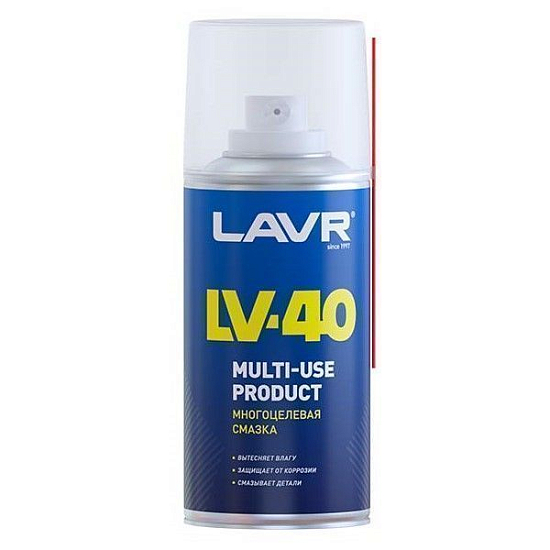 Смазка многоцелевая LV-40 LAVR Ln1484, 210мл