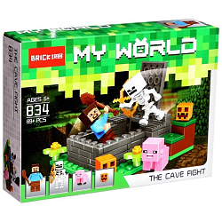 Конструктор блочный «Мой мир», 89 деталей