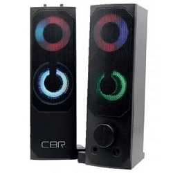 Колонки 2.0 CBR CMS 514L черный (2х3Вт)