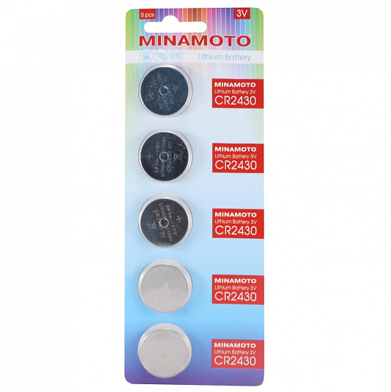 Элемент питания MINAMOTO CR2430 BL-5 (5/100/3000)
