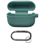 Силиконовый кейс для AirPods Pro Hang Silicon Сase с карабином Midnight Green