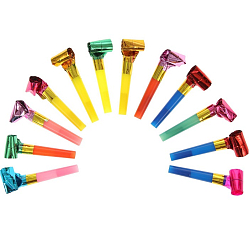 Дудка-гудок набор 12 шт, цвета МИКС 850211