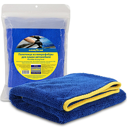 Тряпка полотенце из микрофибры для сушки автомобиля Goodyear 50х60см (600 г/м2)