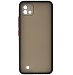 Задняя накладка ZIBELINO Plastic Matte для Realme C11 черная окантовка