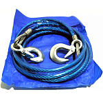 Трос буксировочный 5т "метал." в оплетке(10мм.)