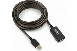 Кабель удлинитель USB 2.0 активный Gembird/Cablexpert UAE-01-5M, AM/AF, 5м