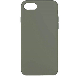 Силиконовый чехол CTR для iPhone 7 плотный матовый (серия Colors) (оливковый)