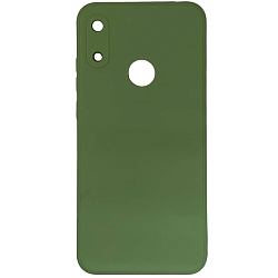 Задняя накладка ZIBELINO Soft Matte для Honor 8A/8A Prime/8A Pro/Y6 2019/Y6S (оливковый) с микрофиброй