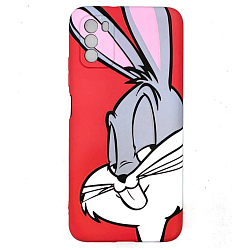 Силиконовый чехол MOBIS для Xiaomi Poco M3 с рисунком (МИКС)