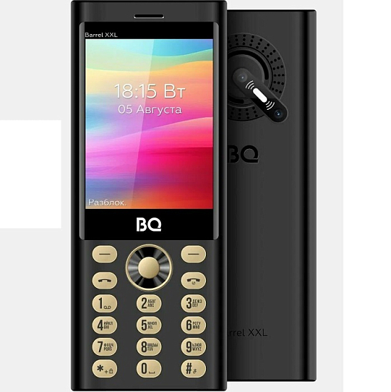 Телефон BQ 3598 Barrel XXL Black+Gold