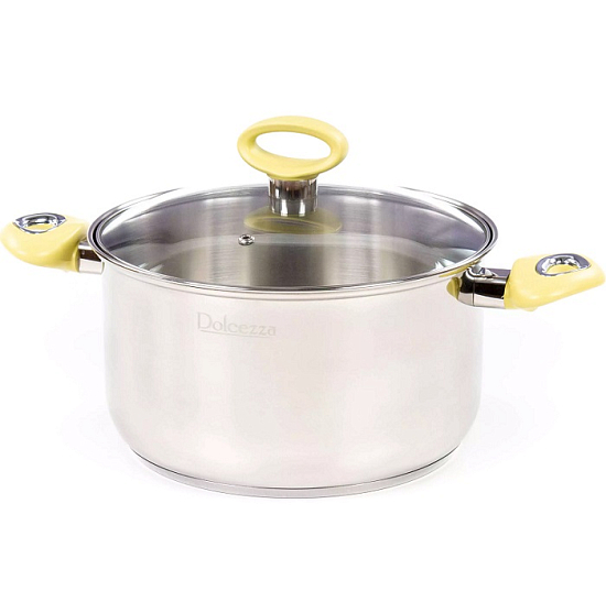 Кастрюля 5.5л Dolcezza "BERGAMO" с крышкой