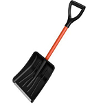 Лопата автомобильная в сборе алюминиевая планка+деревянный черенок+V-ручка г.Павлово