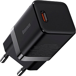 Сетевое ЗУ 1Type-C BASEUS 30W Fast Charger 1C (CCGN010102) черный