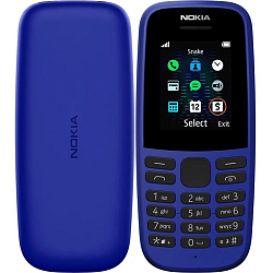 Телефон NOKIA 105 SS TA-1203 Blue