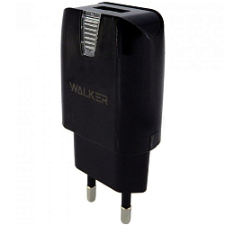 Сетевое ЗУ 1USB 2A WALKER WH-21 черное