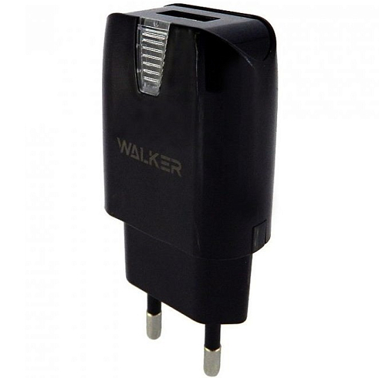 Сетевое ЗУ 1USB 2A WALKER WH-21 черное