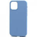Задняя накладка SILICONE CASE для iPhone 12 mini синий (не оригинал)