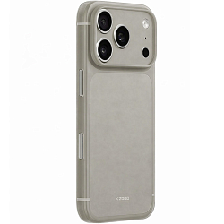 Силиконовый чехол K-DOO для iPhone 17 Pro Max Air Skin Титановый