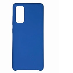 Силиконовый чехол SILICONE CASE для Samsung Galaxy S20FE (Синий)