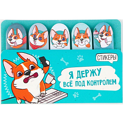 Набор стикеров-закладок "Я держу всё под контролем", 5 шт, 20 л   9206239