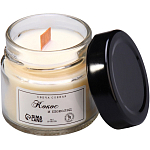 Свеча ароматическая из соевого воска в банке, 75 г, кокос и шоколад 10309143