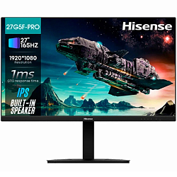 Монитор игровой 27" Hisense  27G5F-PRO (1080P/ IPS/ 144Hz), чёрный