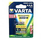 Аккумулятор VARTA R03 1000mAh BL-2 предзаряженный RTU (2/20/100)