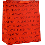 Пакет Love, частичный лак, ML 23×27×11.5 см 10662443
